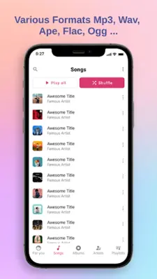 Music player - Mp3 player android App screenshot 4